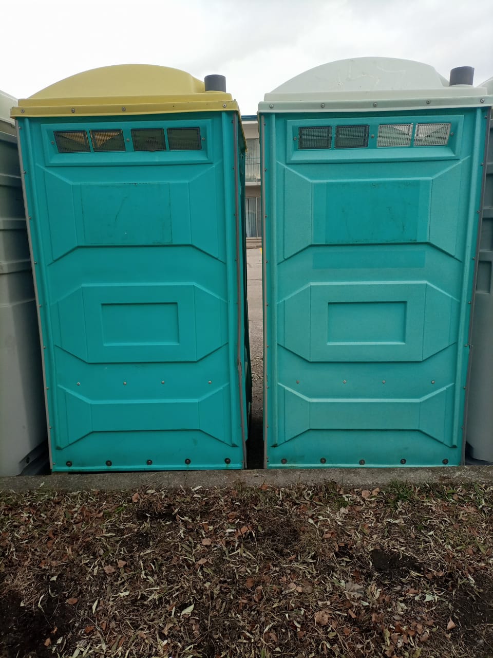 Used Standard Portable Toilet - Green - Porta Potty Depot