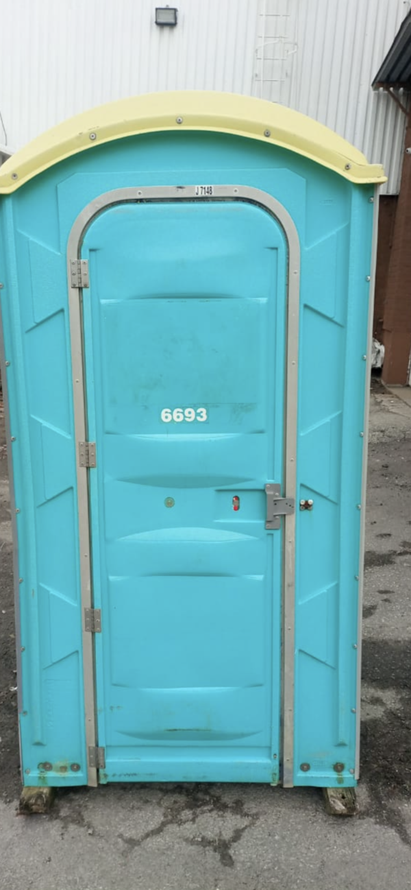 Used Standard Portable Toilet - Green - Porta Potty Depot