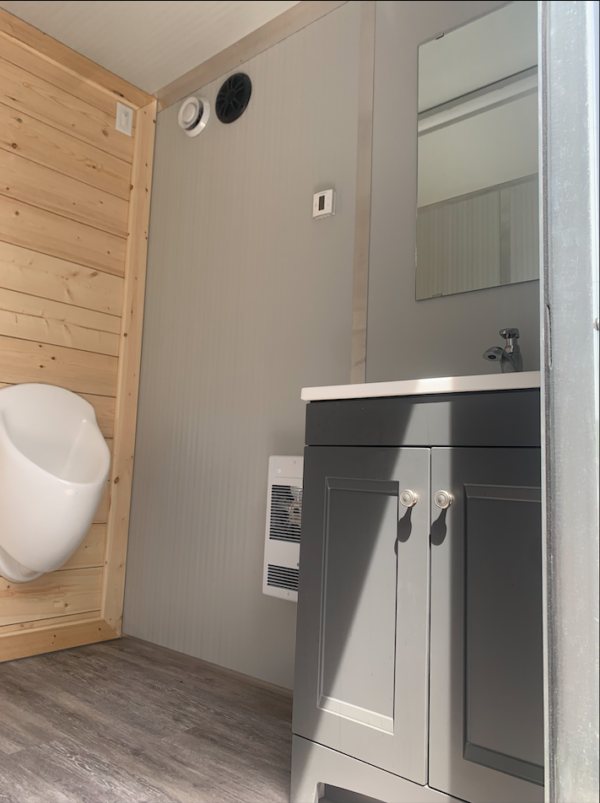 Two Unit Lux Trailer Washroom Interior 1